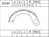 NISSA 36160T9325 Brake Shoe Set